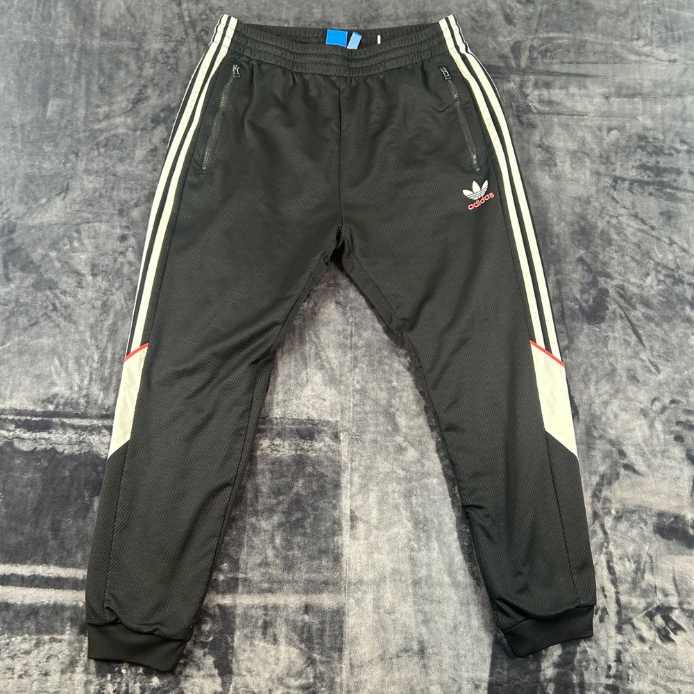 Adidas Black Trefoil Track Pants